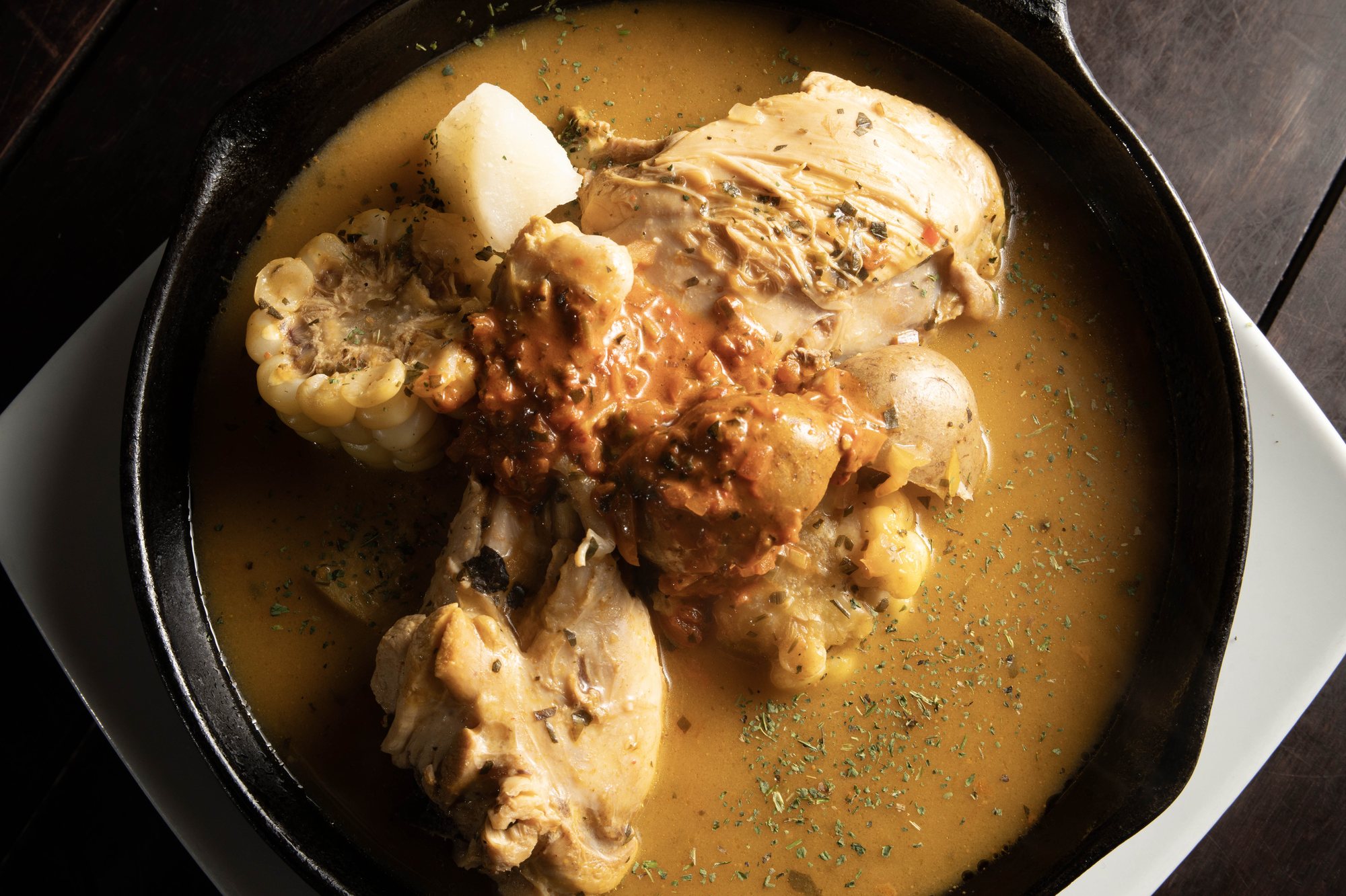 Sancocho de Gallina — receta en video del chef Rey Guerrero